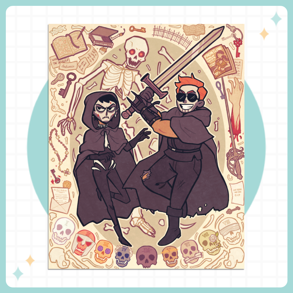 Gideon Duo Art Print