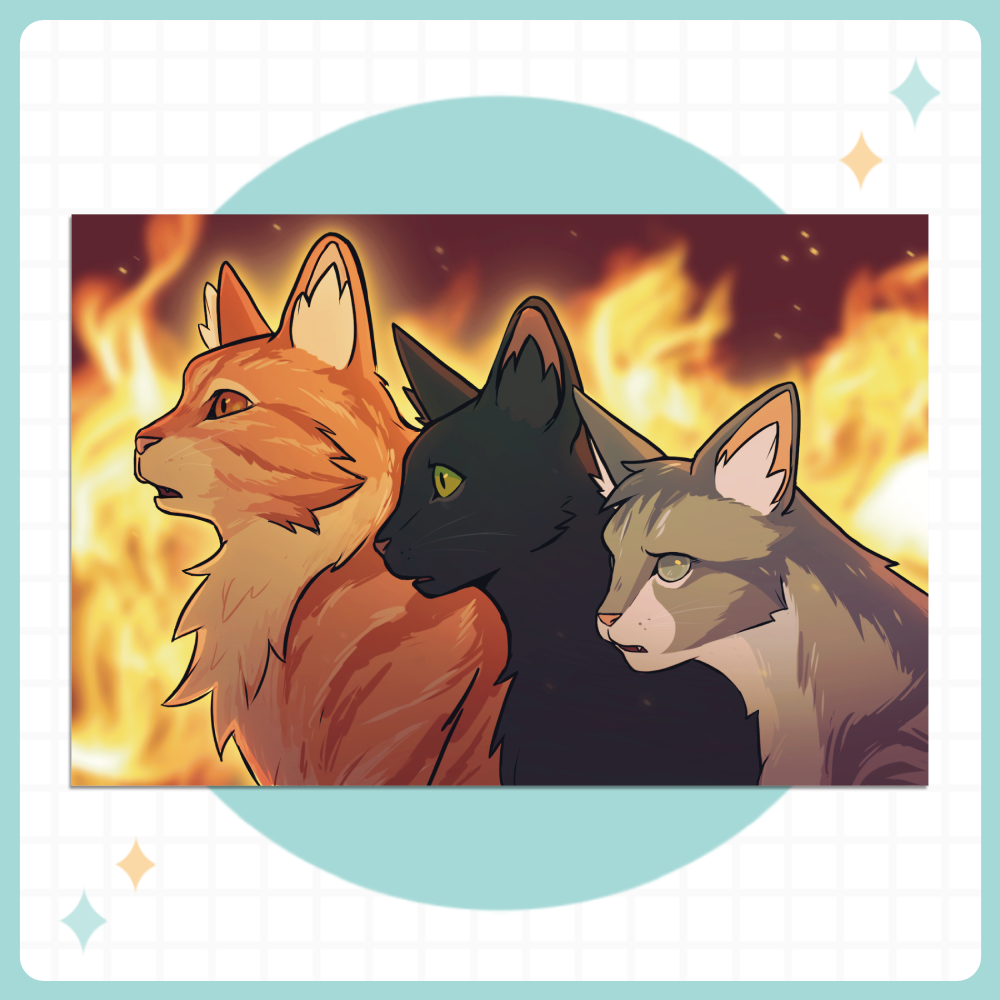 Power of 3 Postcard Print