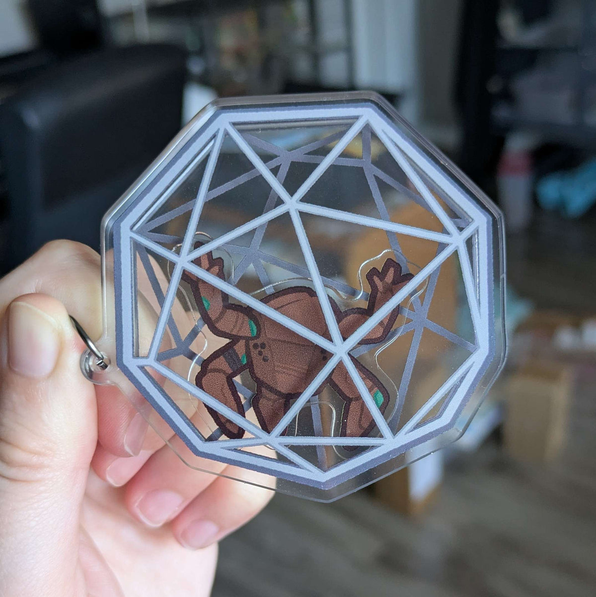 Rocky Ball Shaker Charm