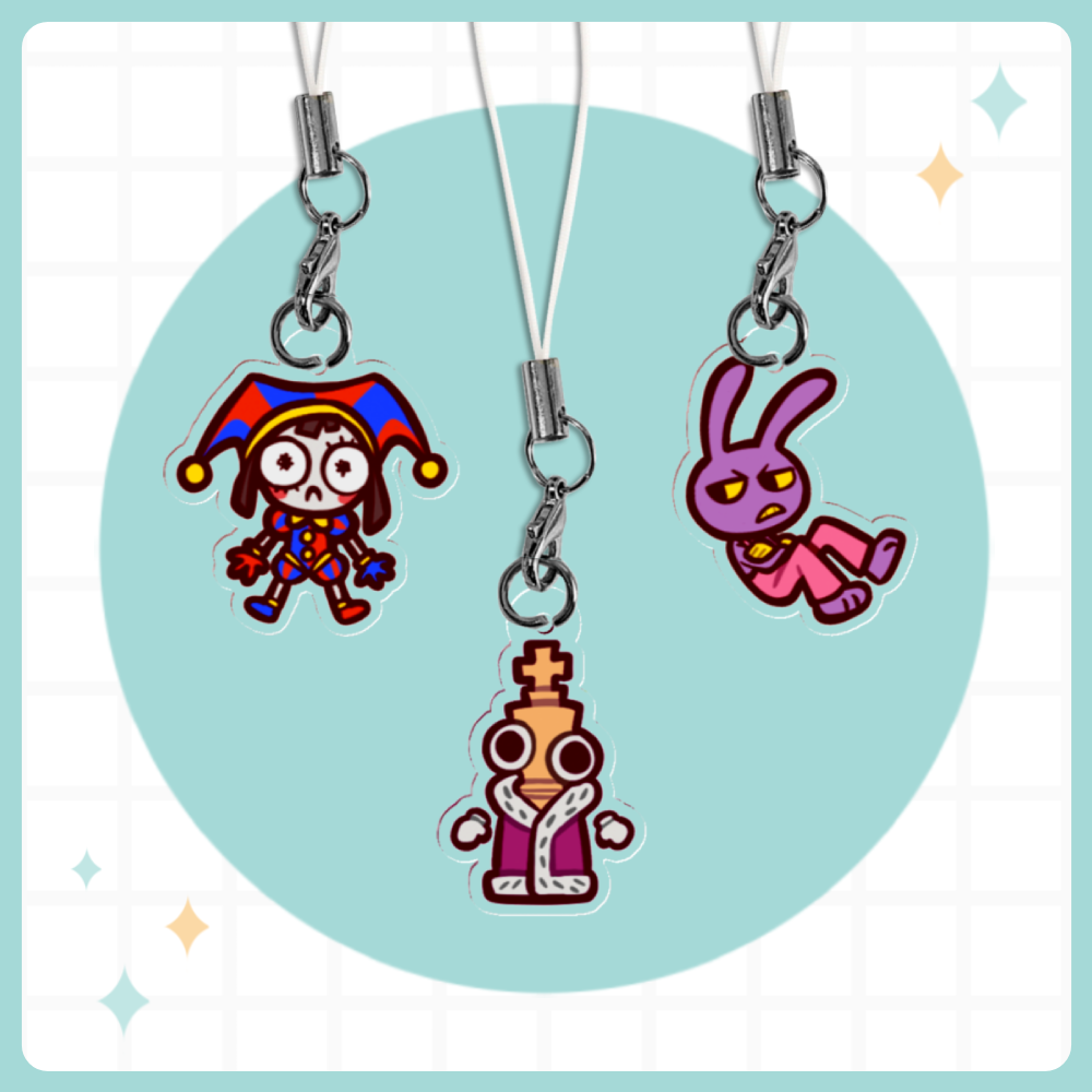 Amazing Circus Acrylic Phone Charms