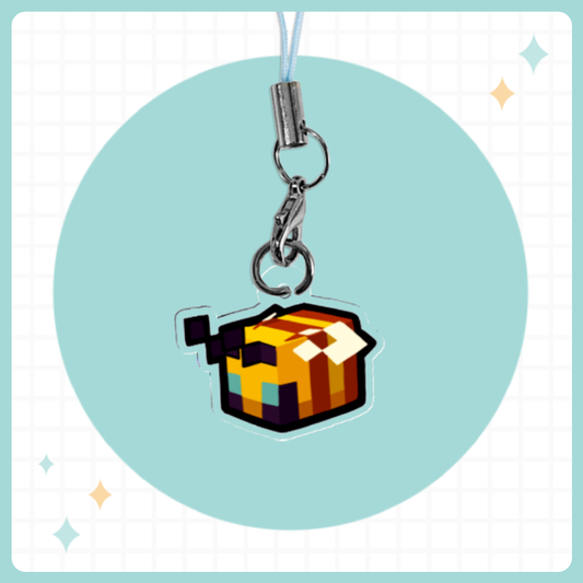 Baby Bee Acrylic Phone Charm