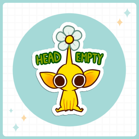 Head Empty Pik Sticker