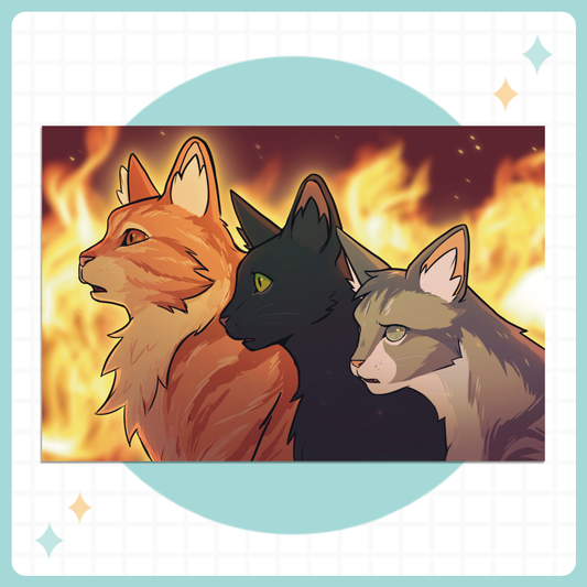 Power of 3 Postcard Print