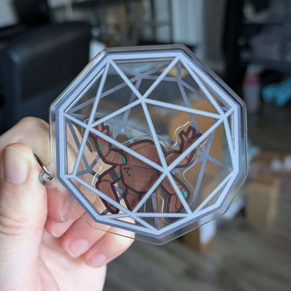 Rocky Ball Shaker Charm