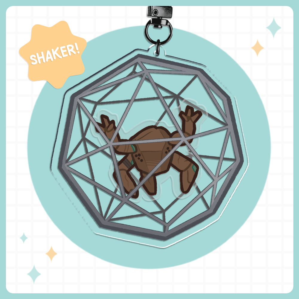 Rocky Ball Shaker Charm