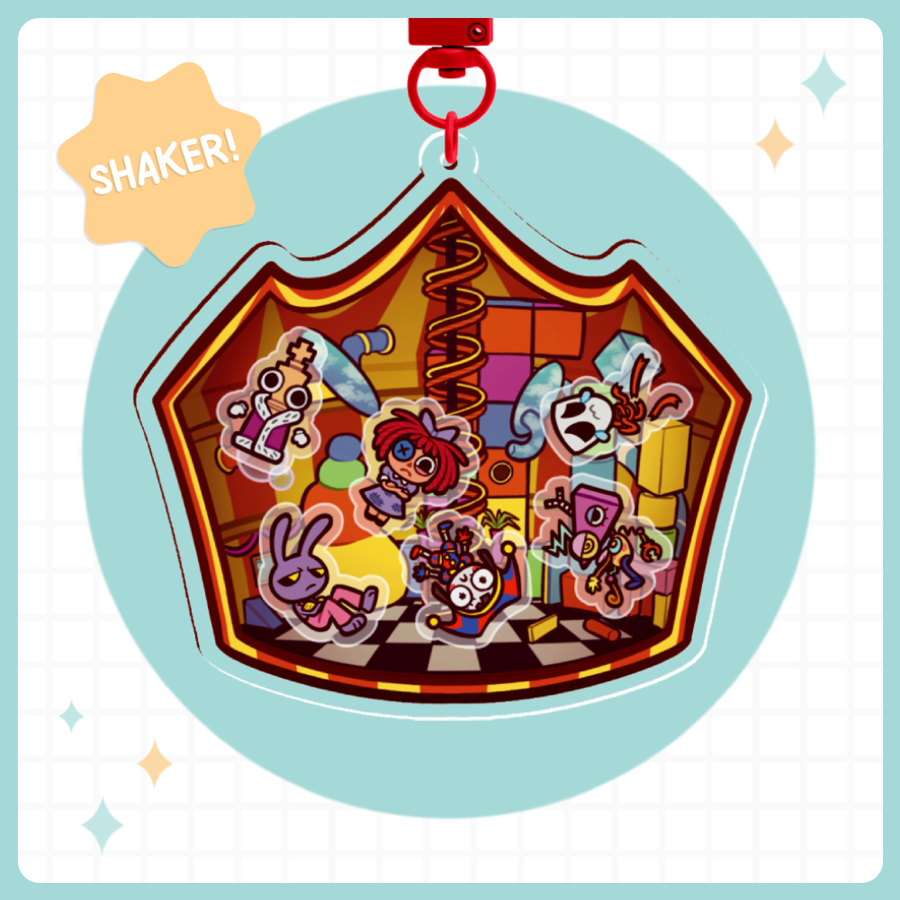 Amazing Circus Shaker Charm