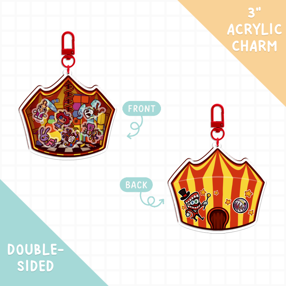 Amazing Circus Shaker Charm