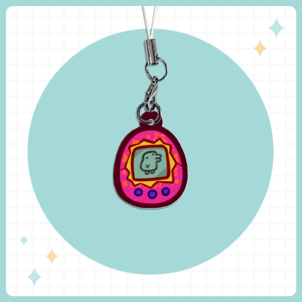 Mini Tama Acrylic Phone Charm