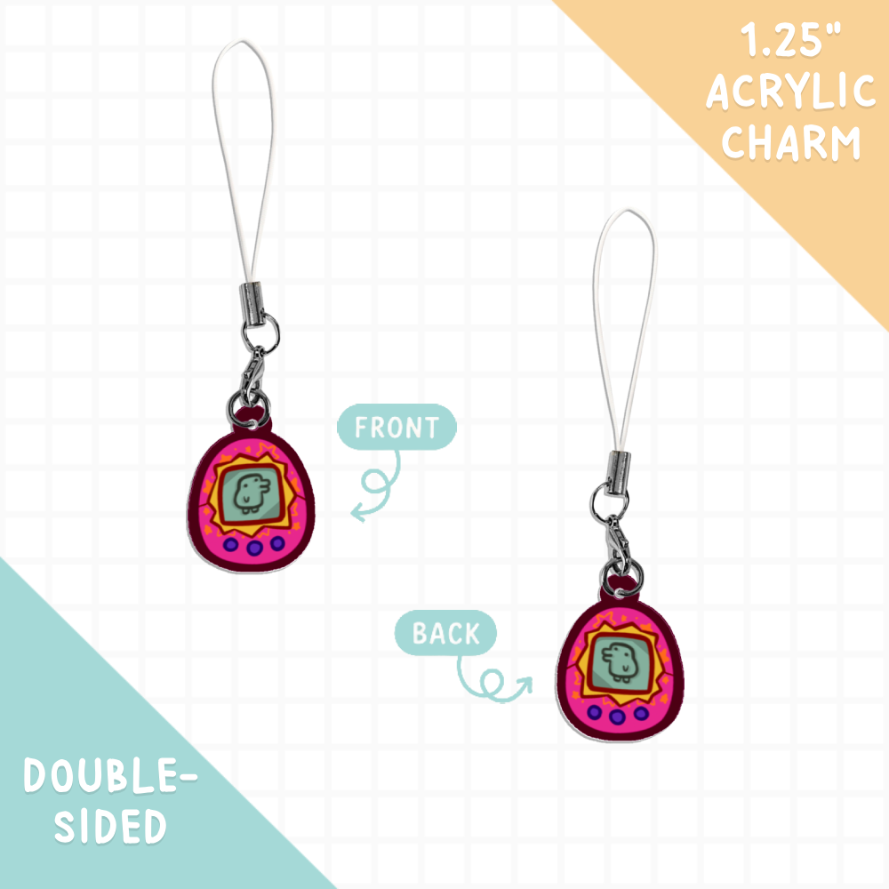Mini Tama Acrylic Phone Charm