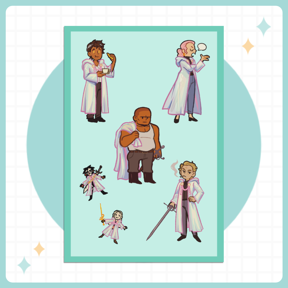 Lyctors Sticker Sheet