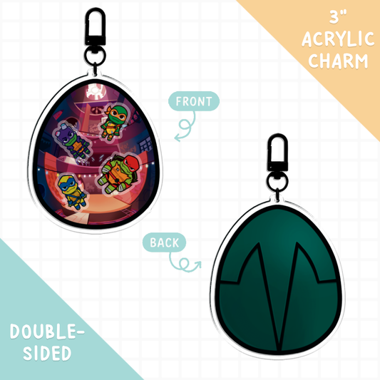 Rise Turtles Shaker Charm